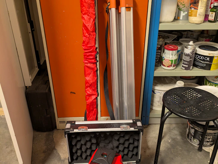 Marklaser grön själv justerande