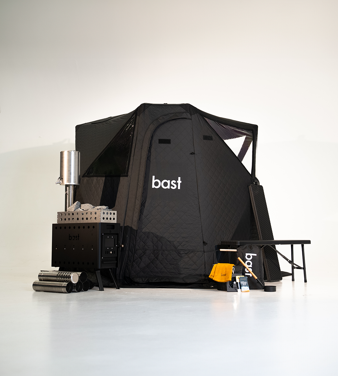 Bast telttasauna näver premium