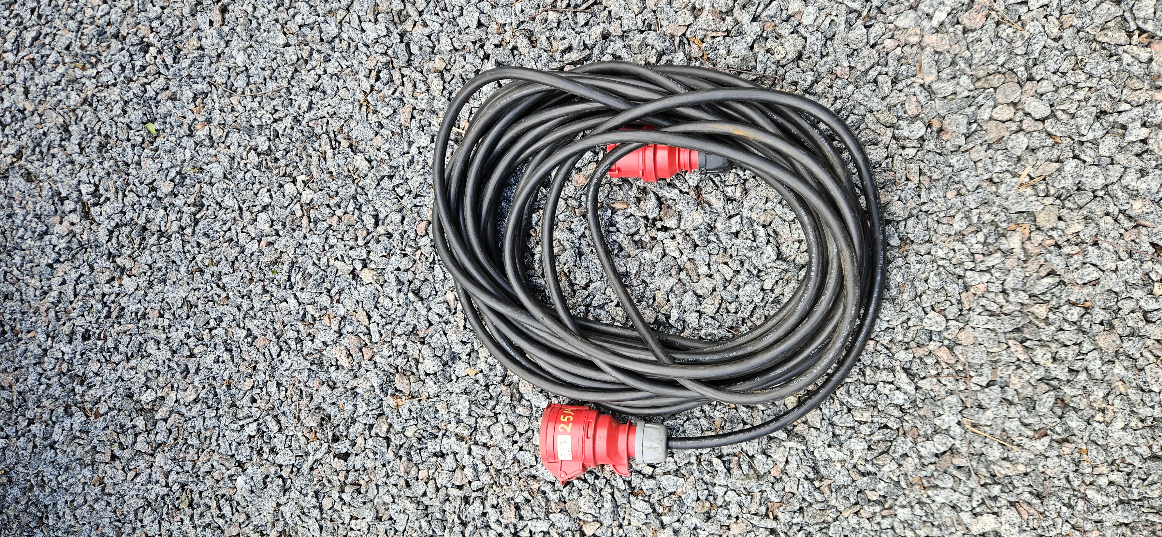 16a elkabel 25m