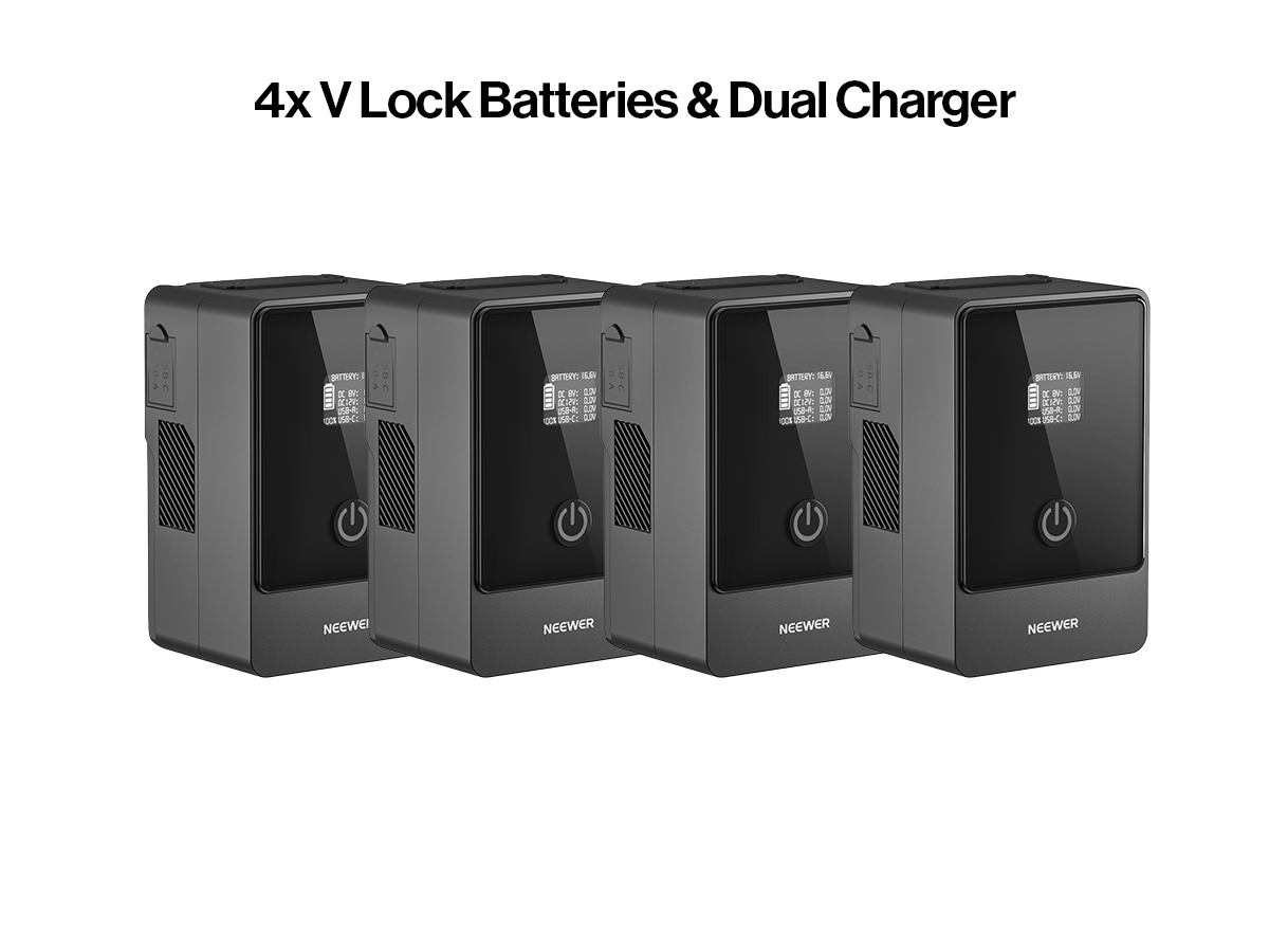 V lock battery and charger