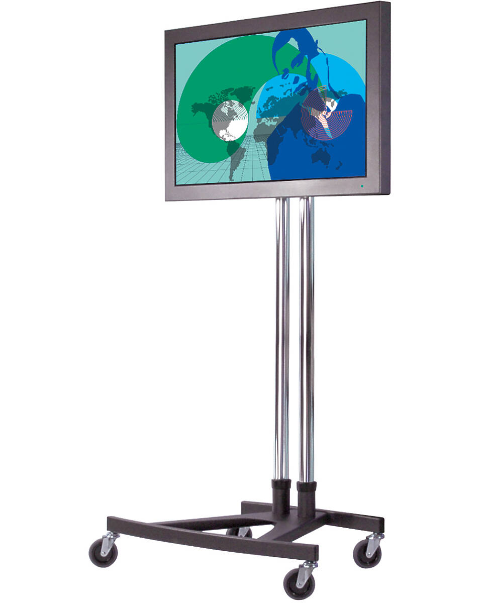 55" lg  - ultra hd 4k tv screen with unicol exhibition stand