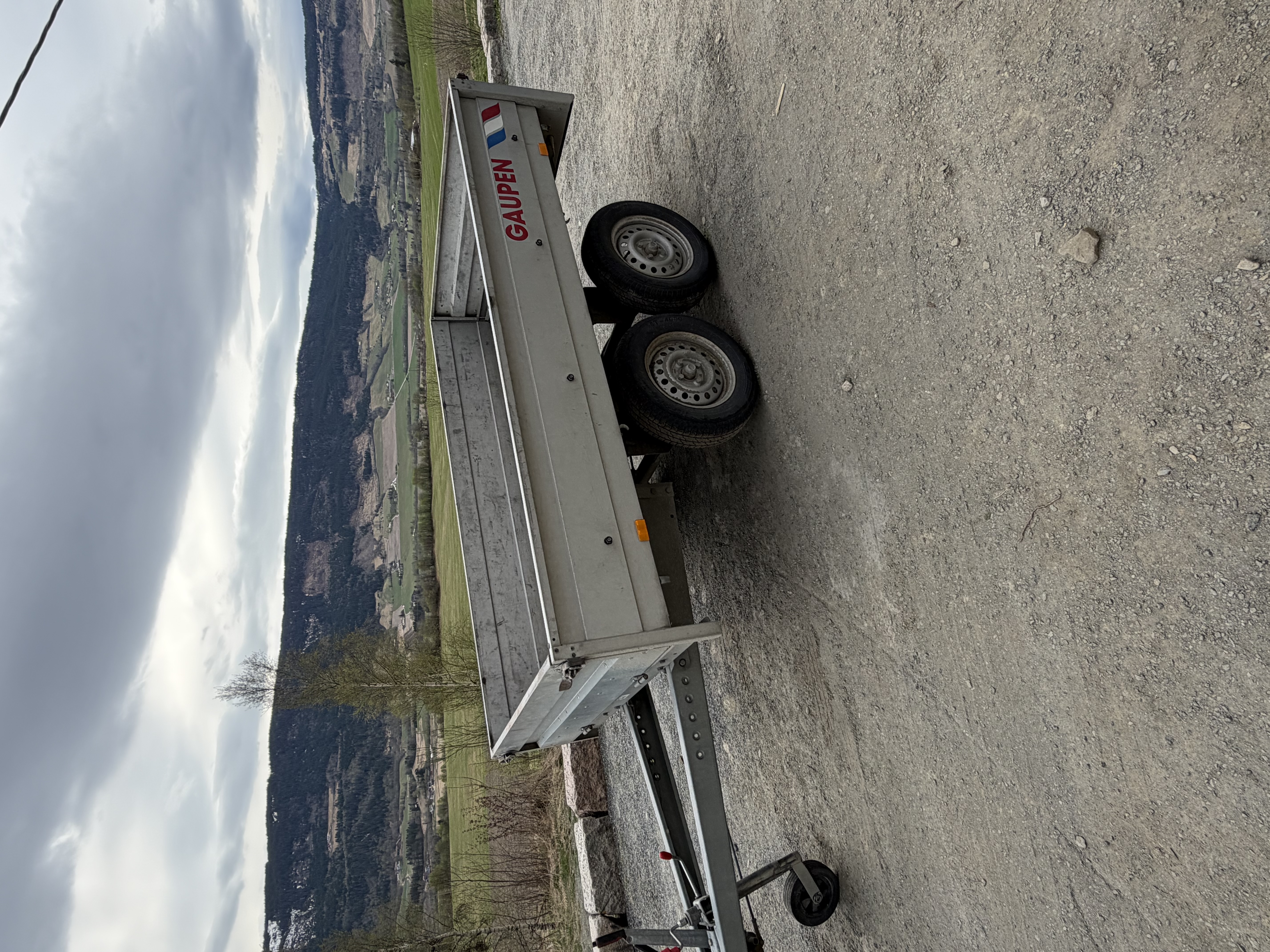 1000kg nyttelast boggi