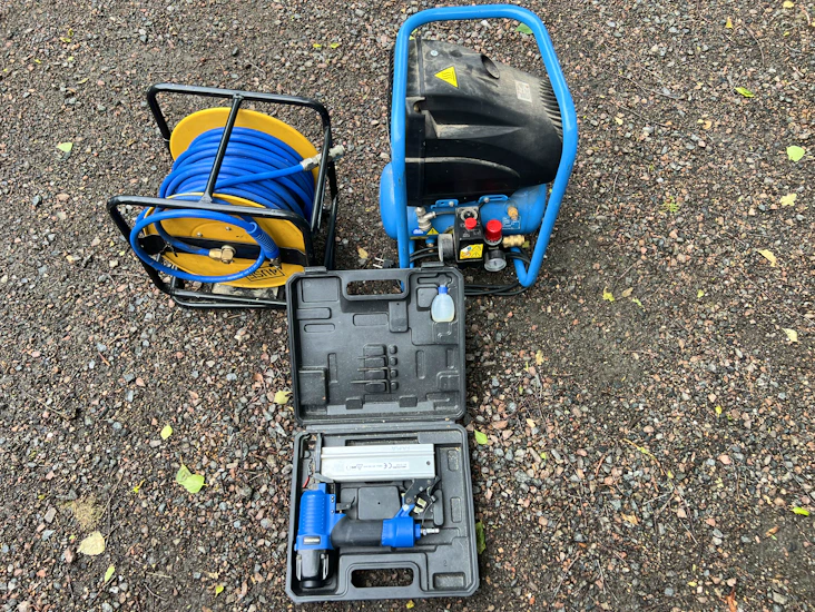 Mindre kompressor för tex dyckertpistol