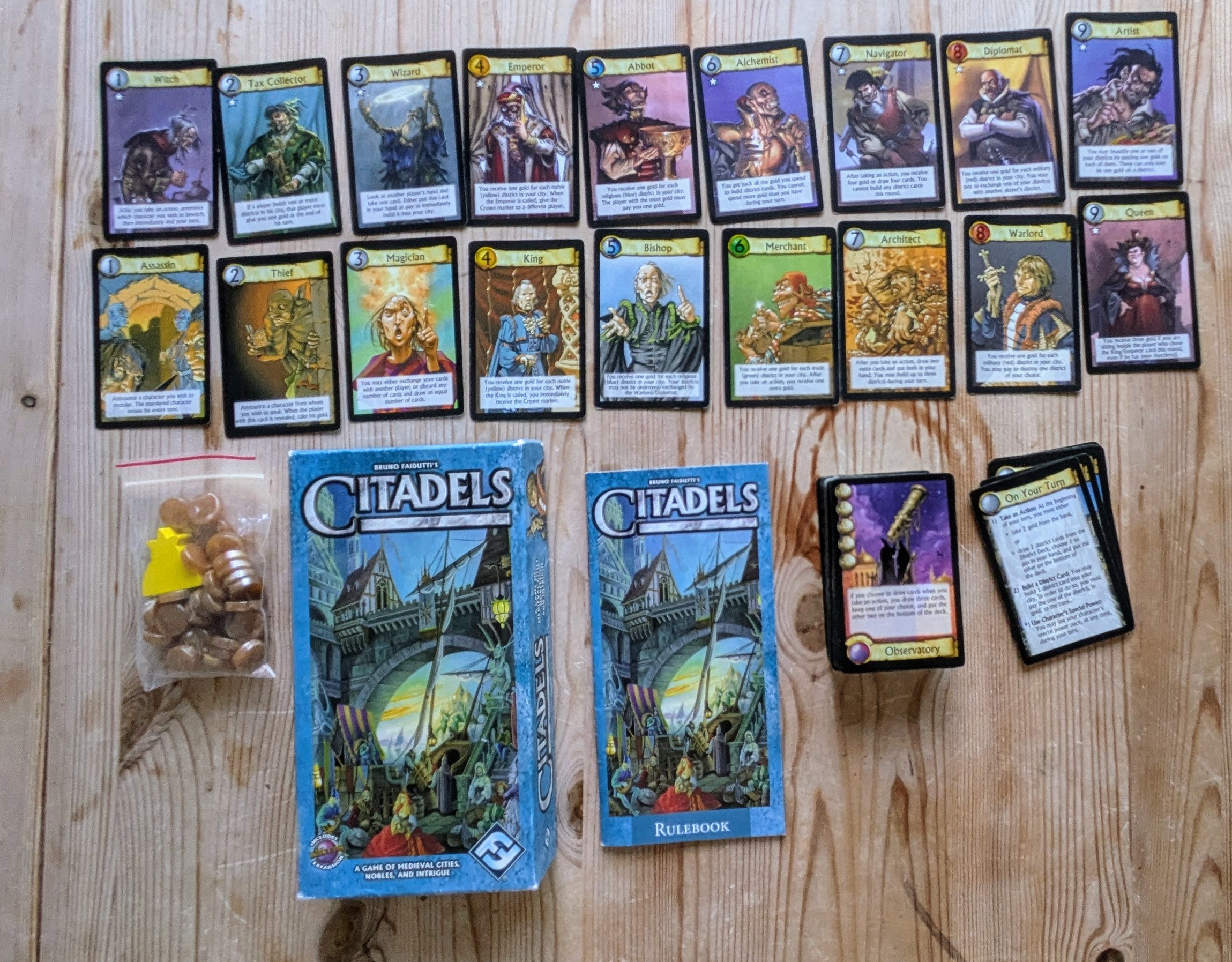 Citadels board game