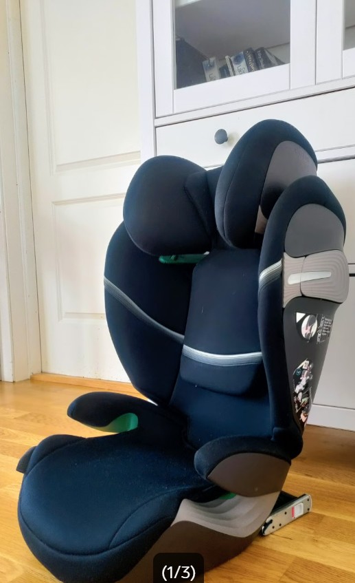 🚗 cybex solution s i-fix bilstol til leie (4–12 år) – komfort og sikkerhet