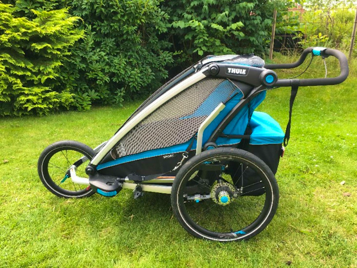 Thule chariot sport 2, dubbelvagn