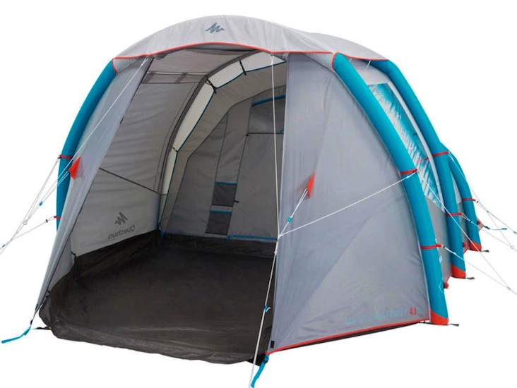 Uppblåsbart campingtält