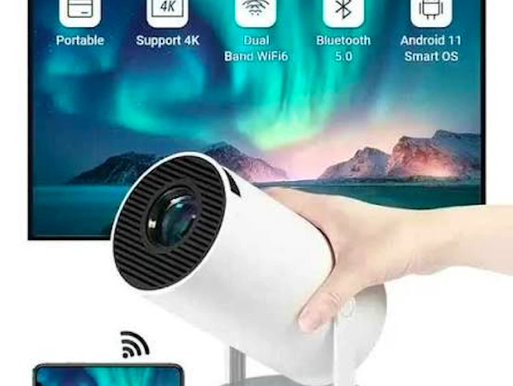 Adjustable movable projecter with netflix perfect for parties and movie nights!