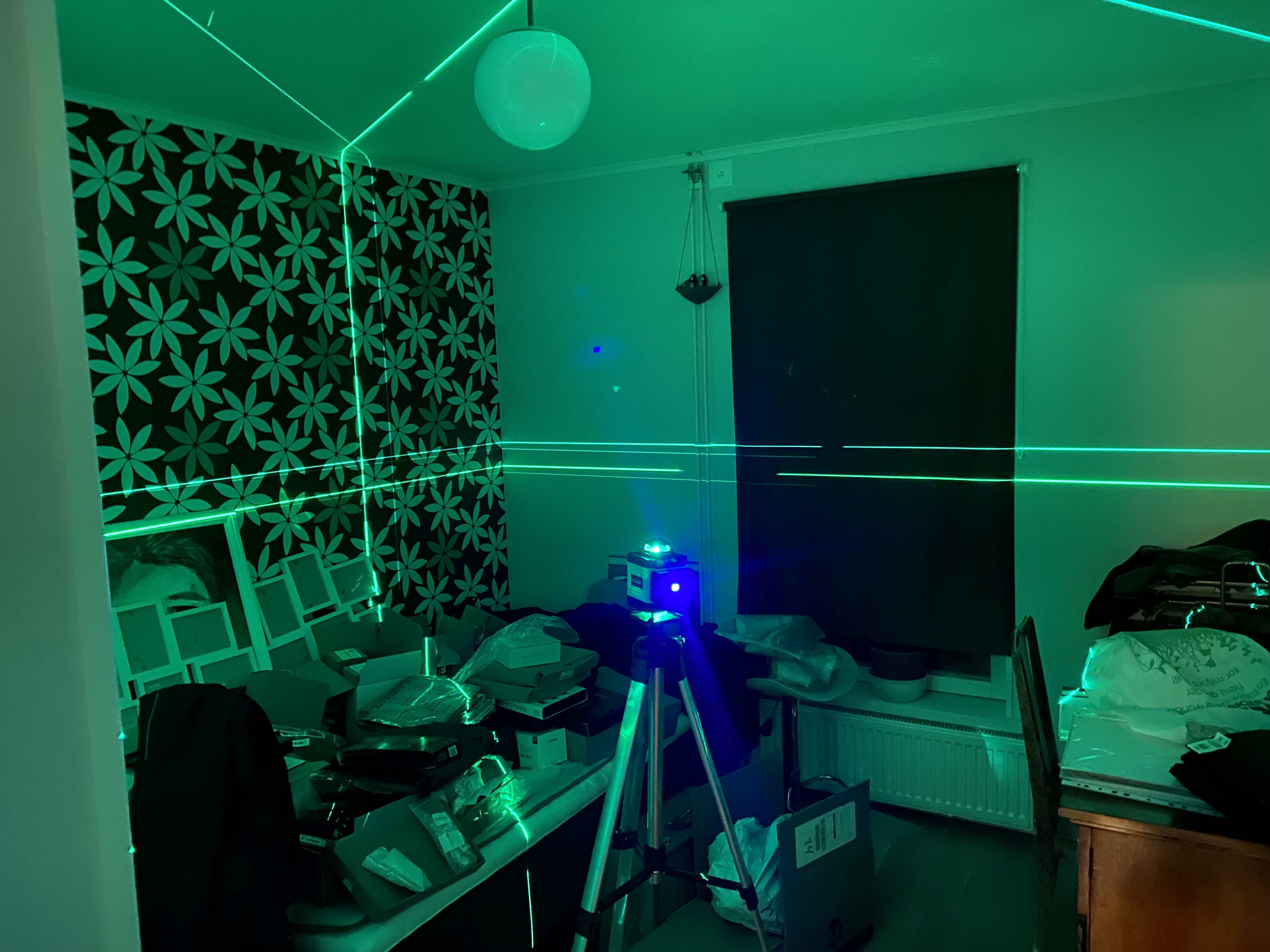 Kryss/korslasers 360^