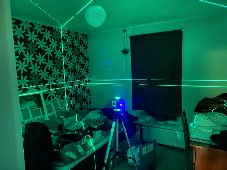 Kryss/korslasers 360^