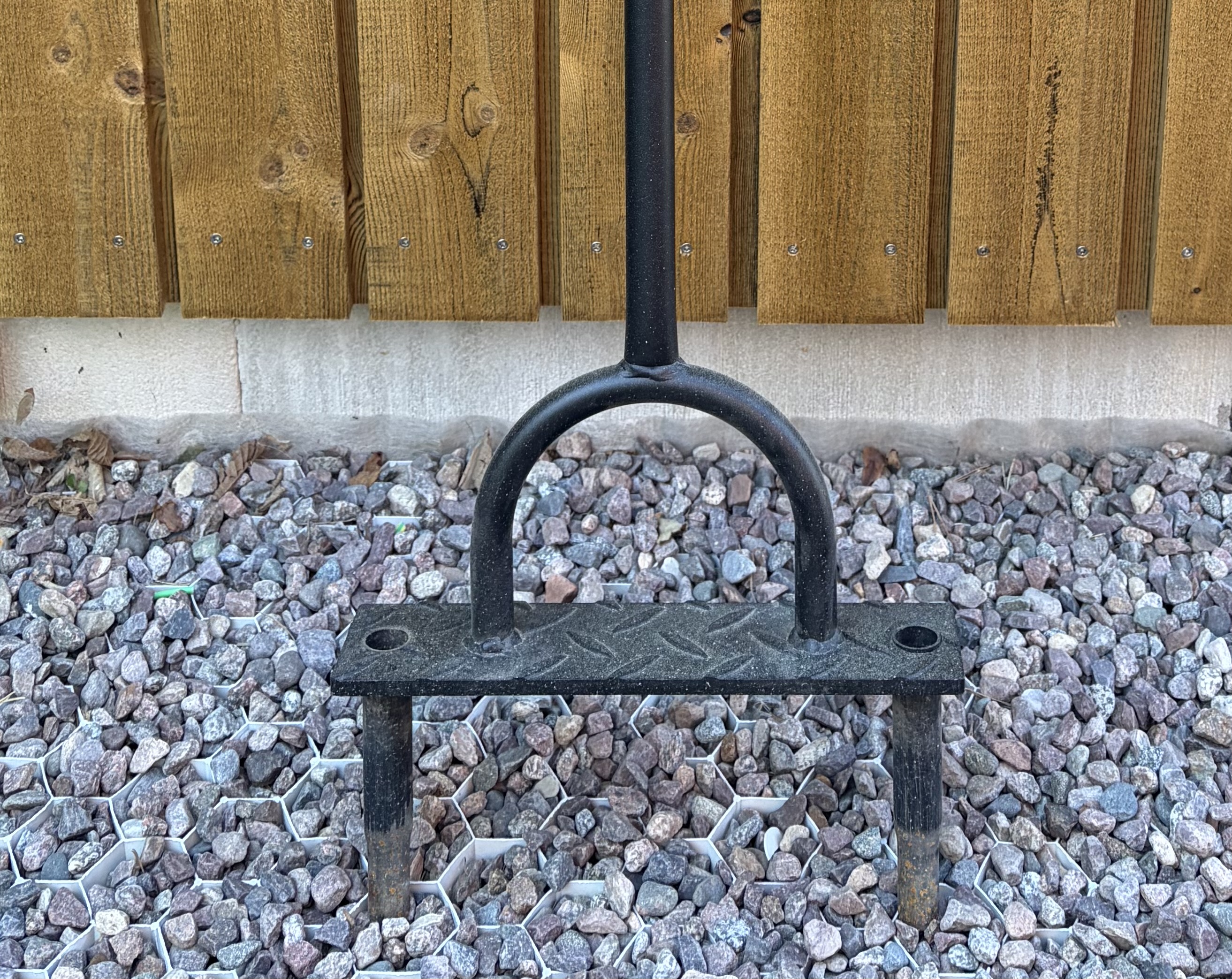 Gräsmatteluftare två hål 75cm