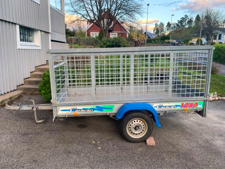 Släpvagn - gallersläp