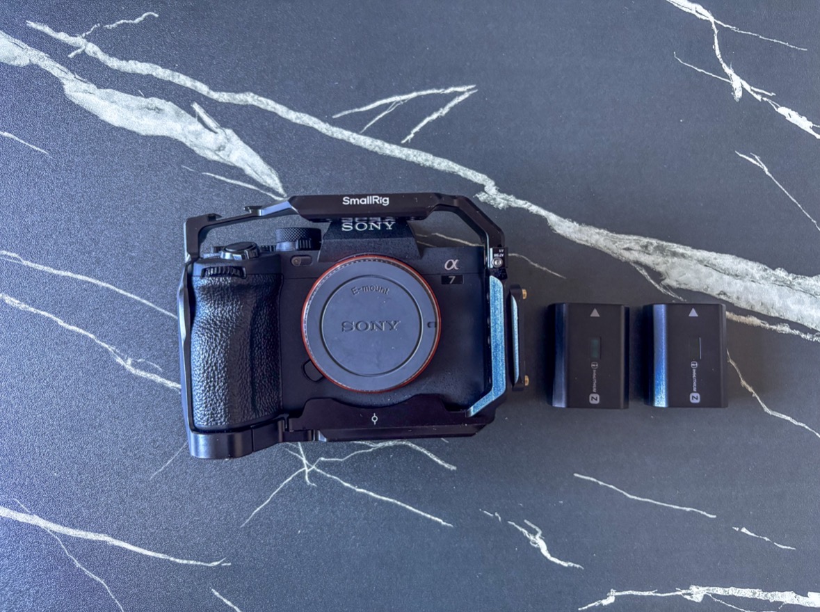 Sony a7iv mirrorless camera body