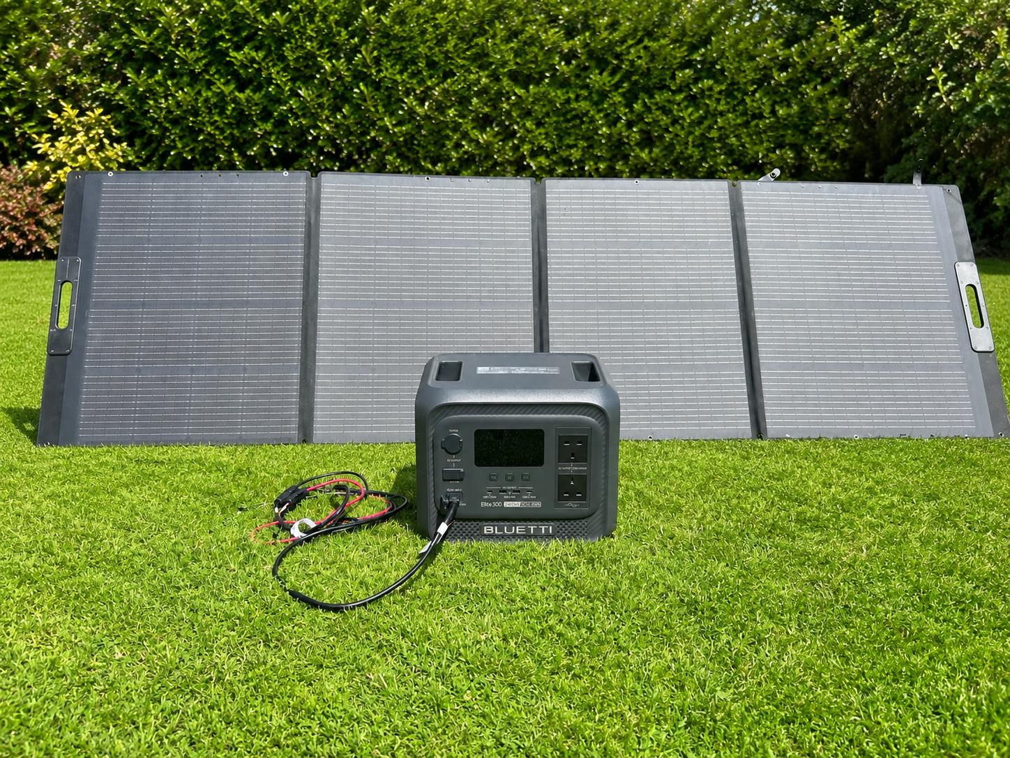 Bluetti elite 300 3kwh power station + 350w solar panel – off-grid power hire