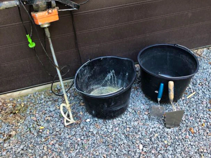 Omrörarare med tillbehör