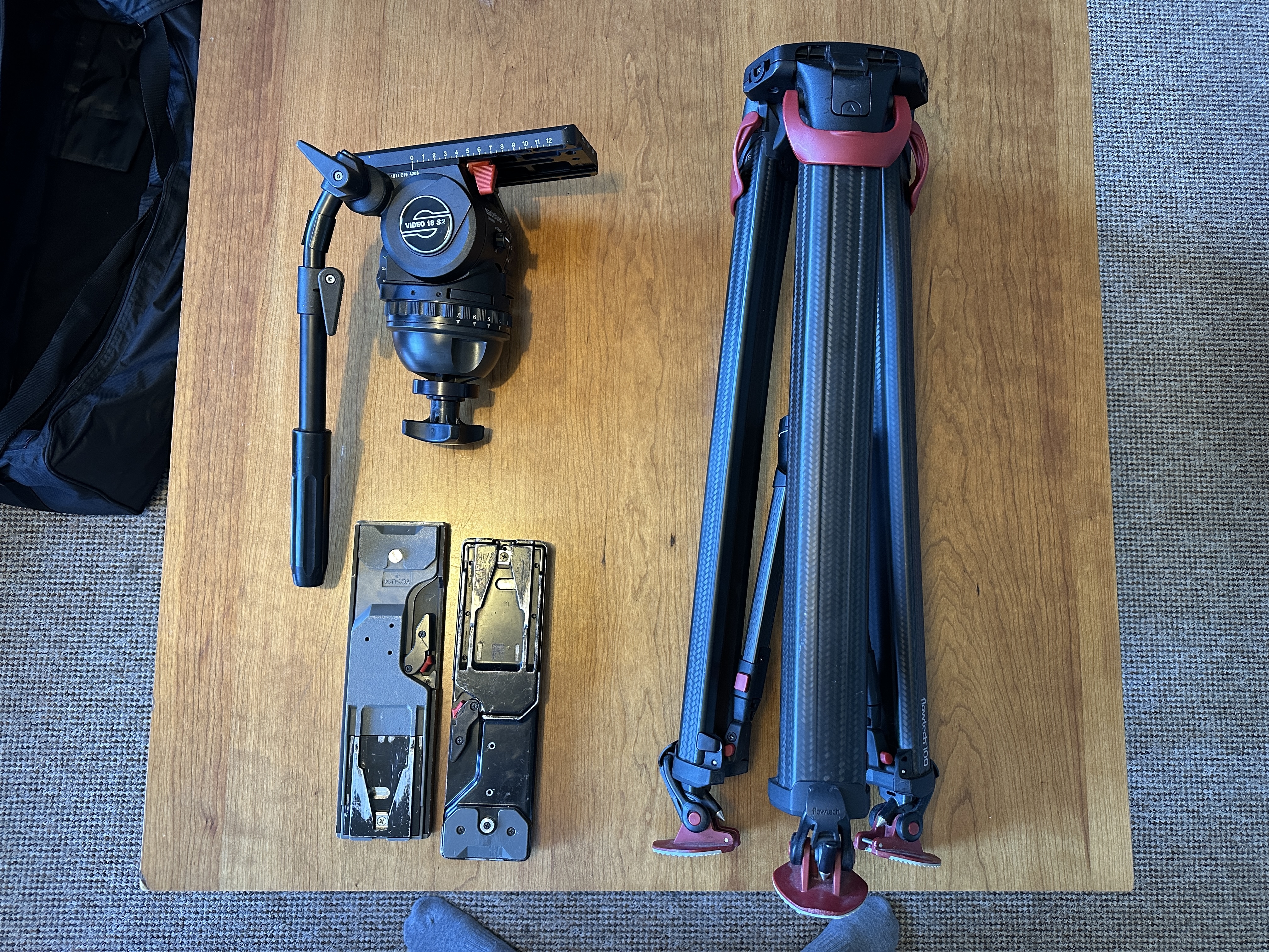 Sachtler system aktiv10t flowtech100 ms  
