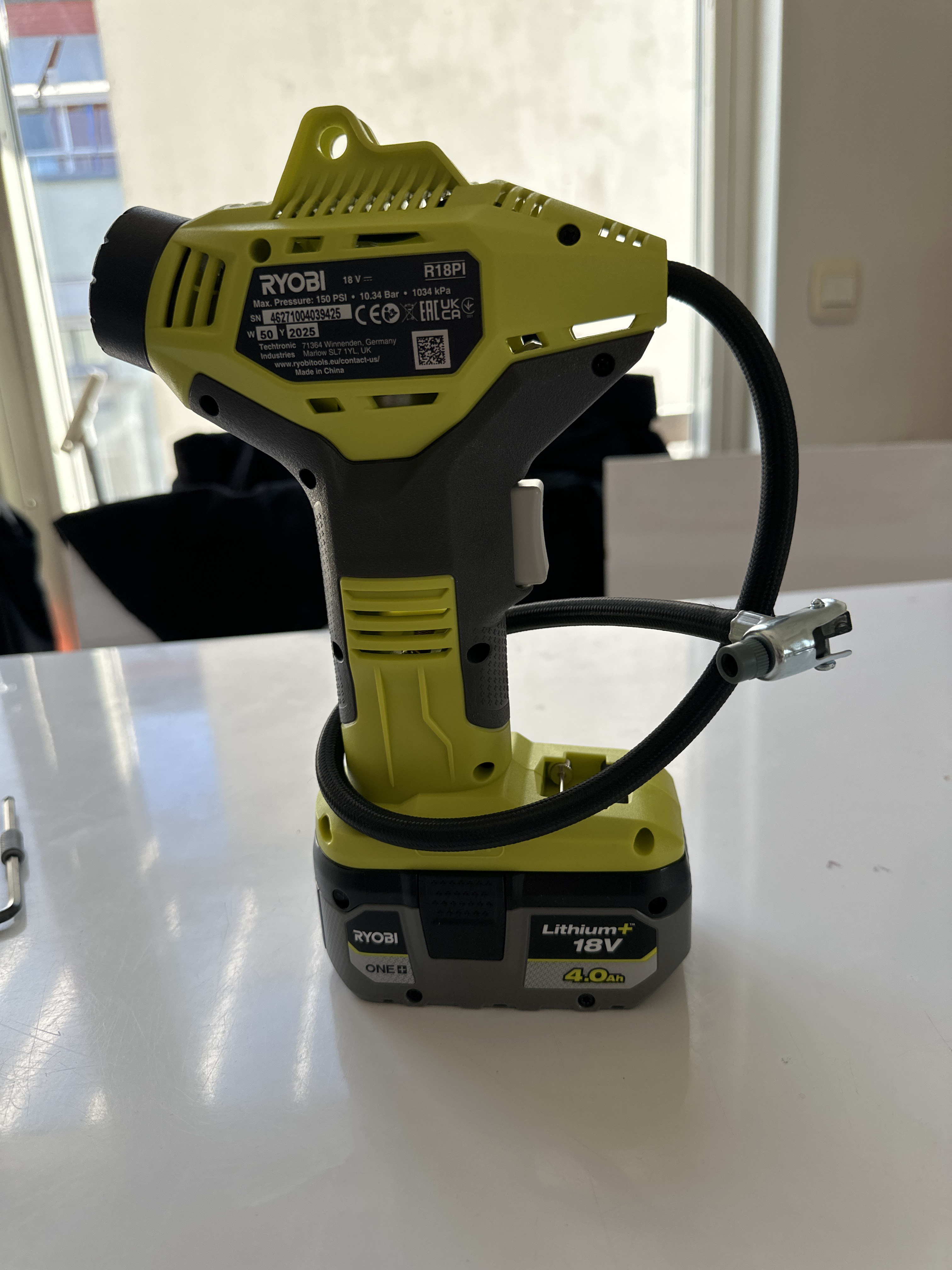 Ryobi cykelpump