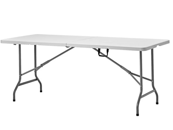 Hopfällbart bord 180x76x74 cm