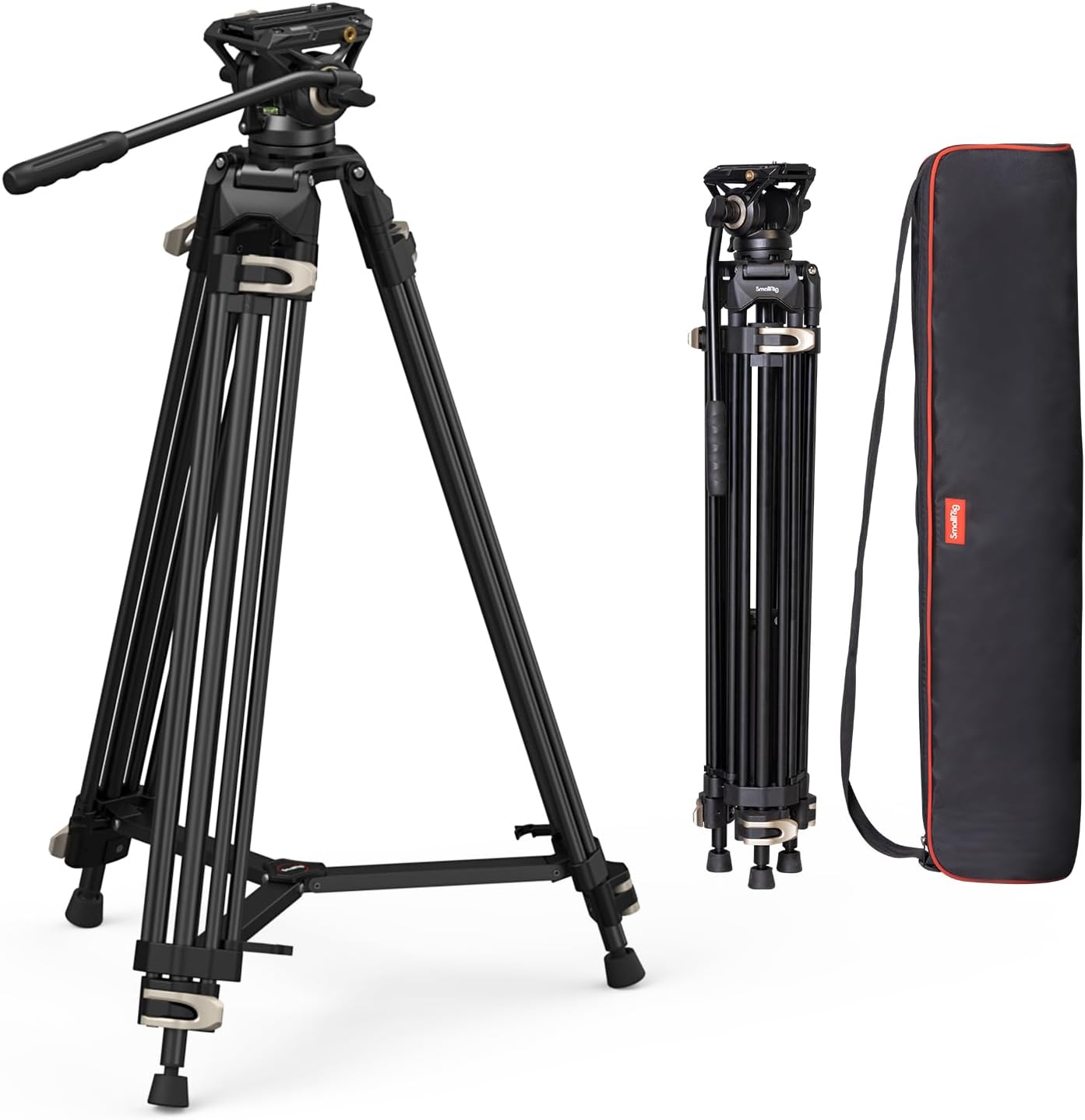 Smallrig ad-01 video tripod, 73" heavy duty tripod 