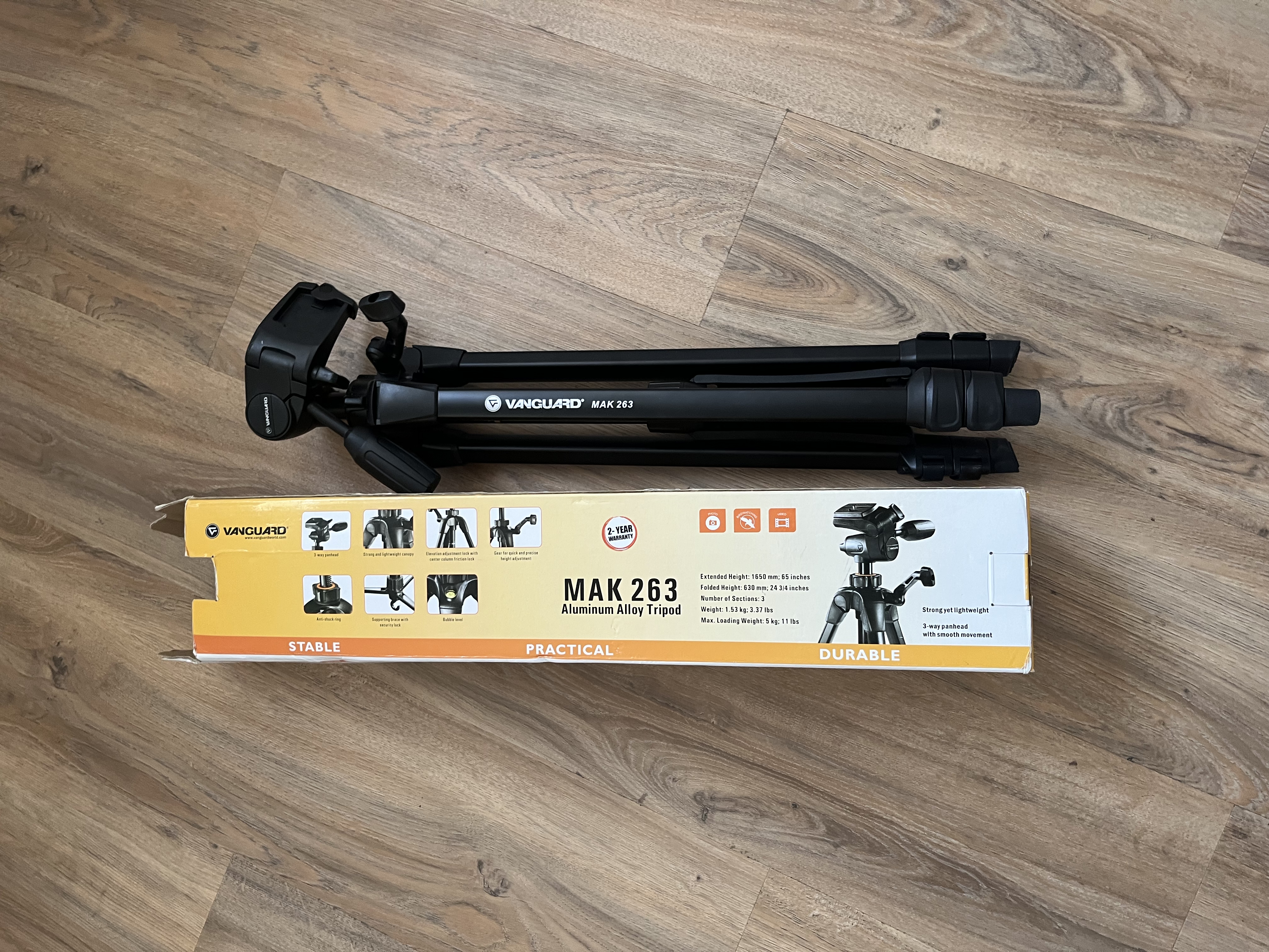 Vanguard mak 263. tripod