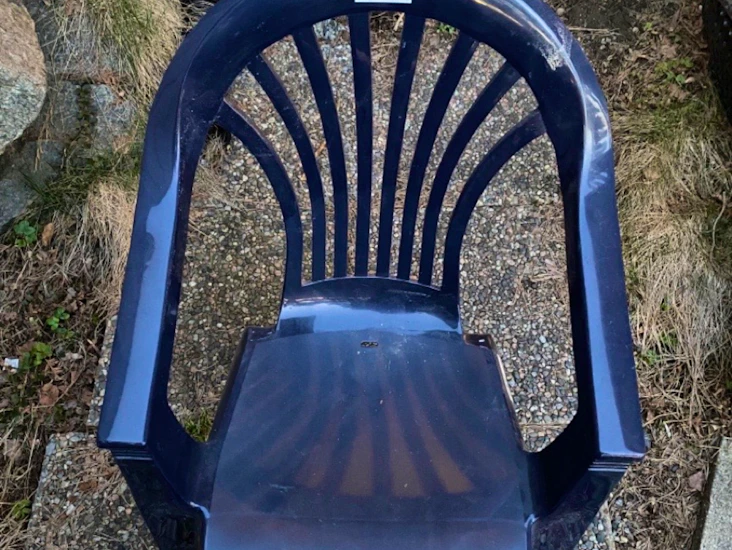 Hagestoler, mørk blå 6 stk
