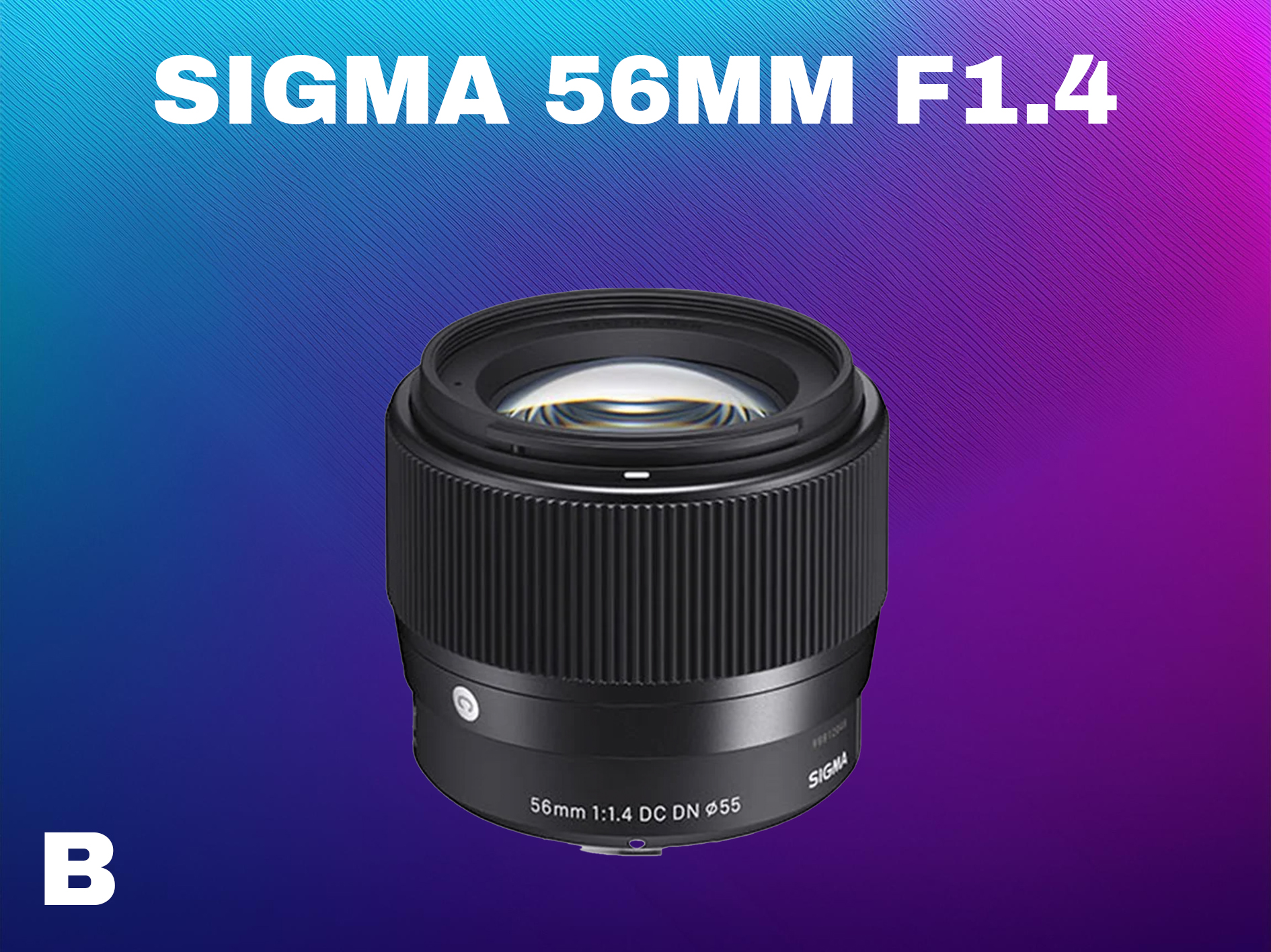 Sigma 56mm f1.4 dc dn contemporary lens (b)