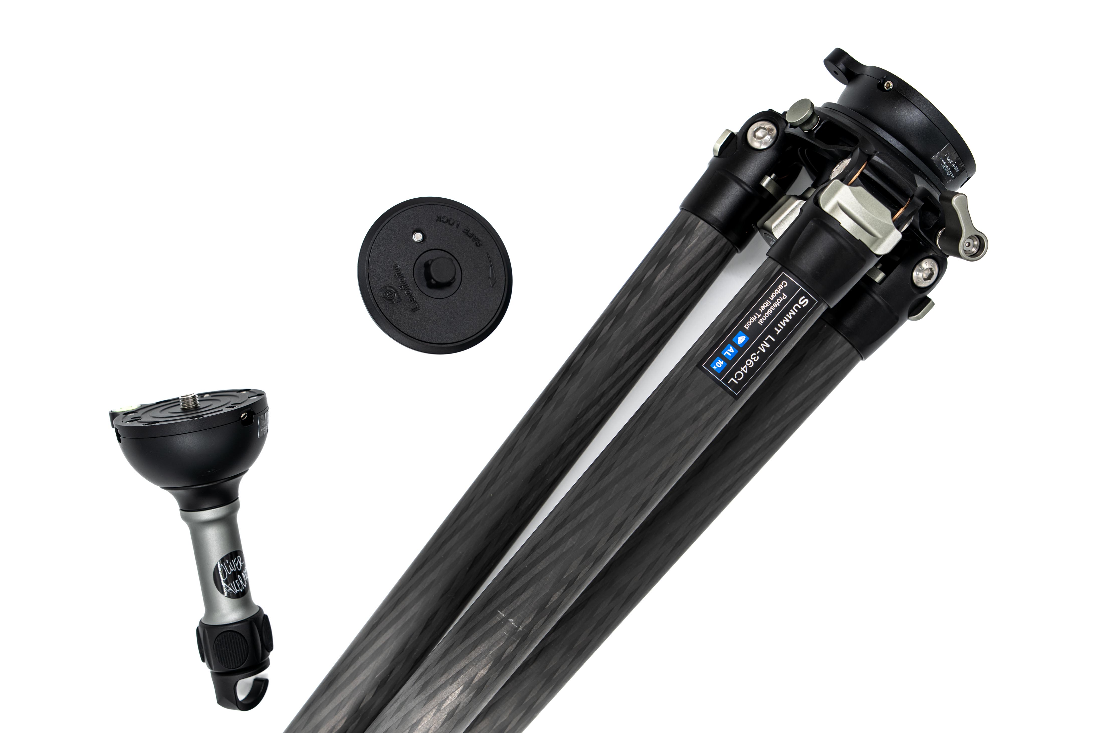 Leofoto summit lm-364cl – kolfiberstativ, extra hög 170 cm