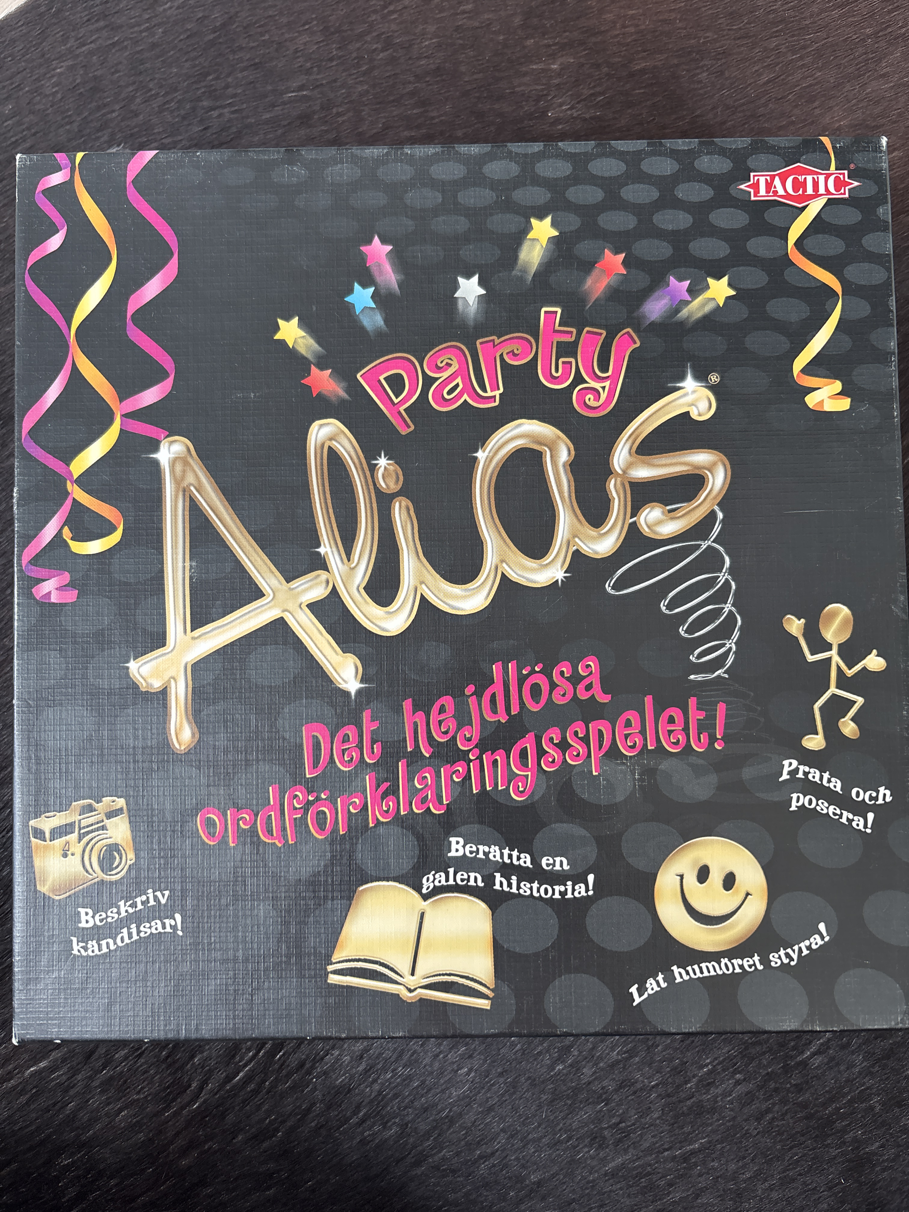 Brädspel party alias