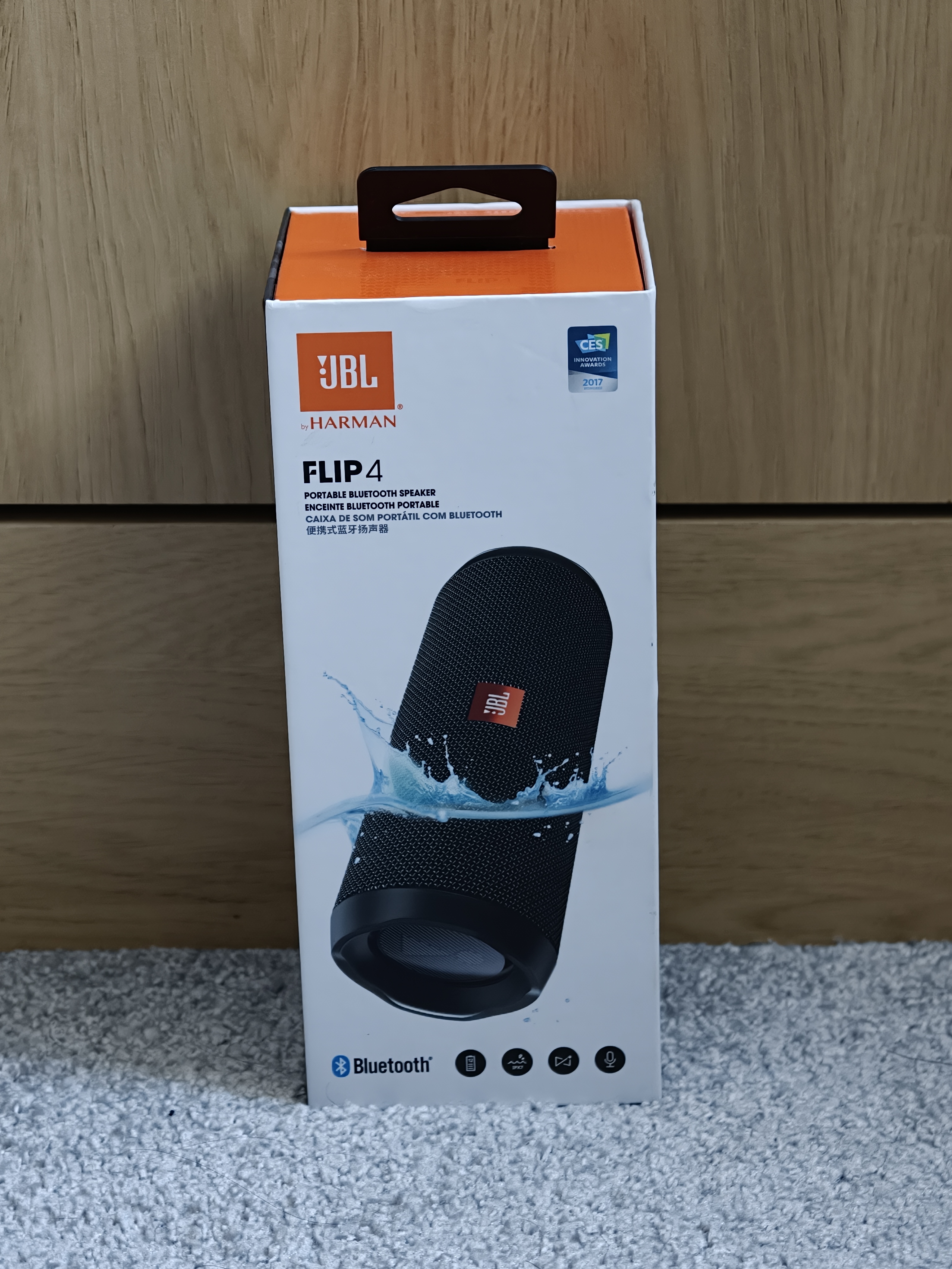 Jbl harman flip 4 portable bluetooth speaker – waterproof | 12hr battery | powerful bass