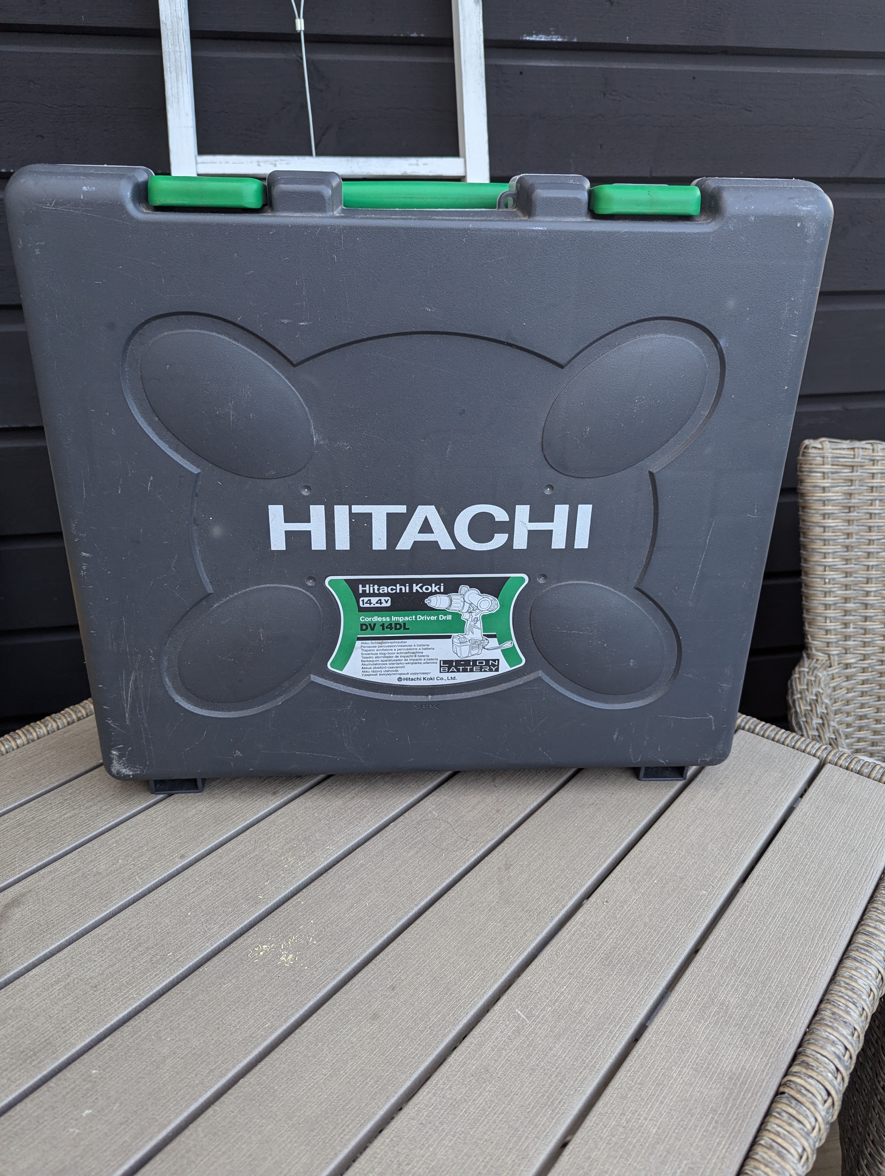 Hitachi borrmaskin med slagfunktion