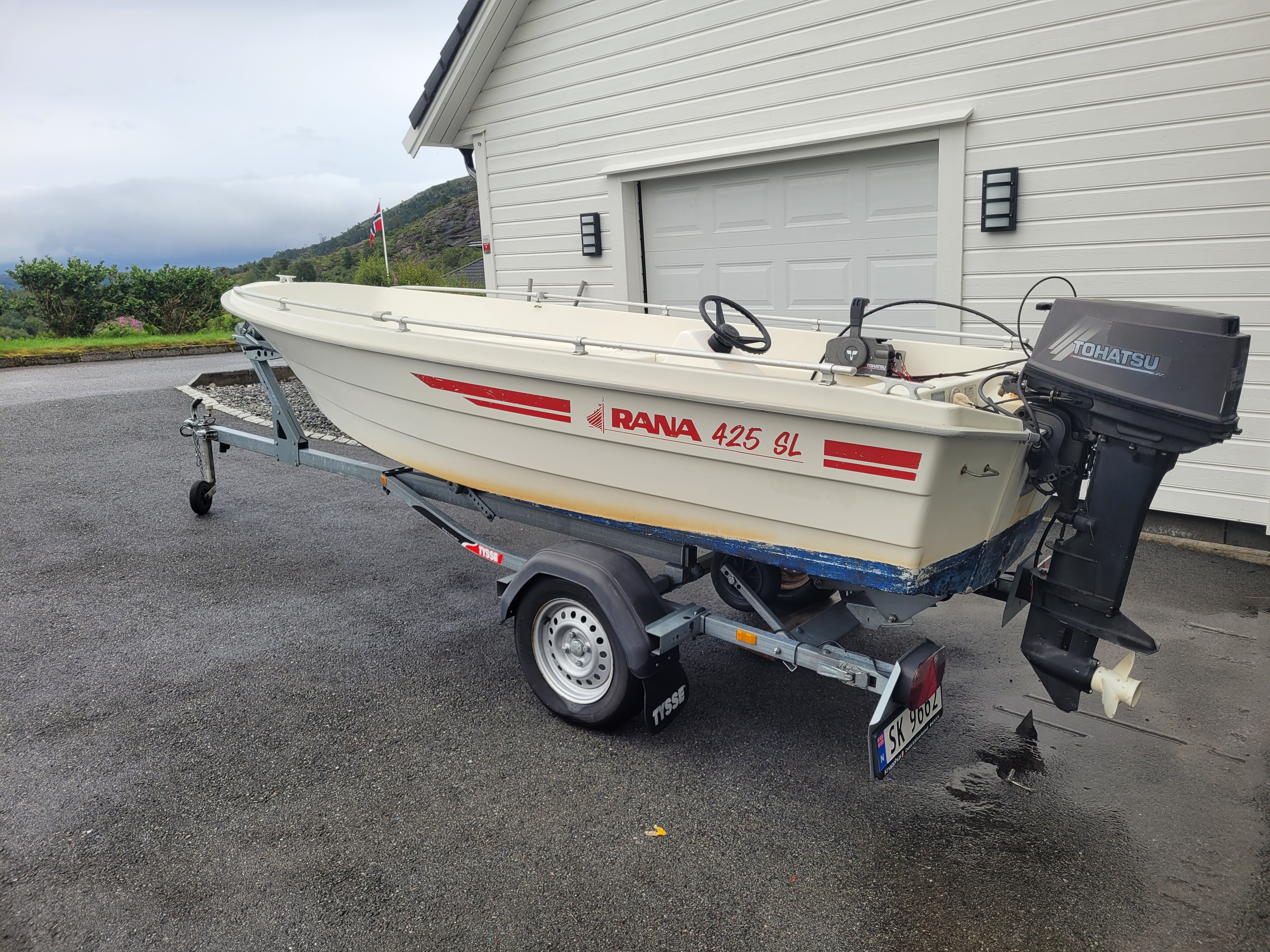 Tysse 750kg båthenger