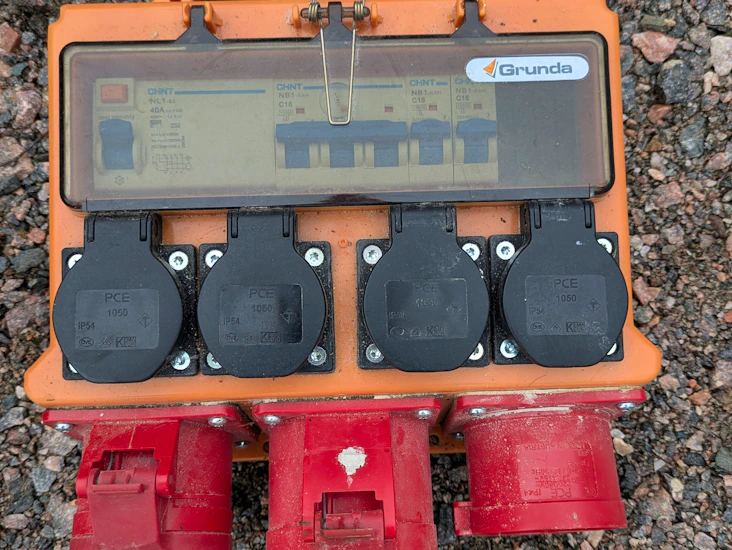 Byggcentral 32a/400v