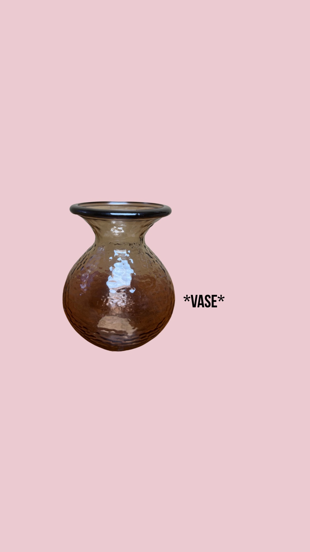 Pastel orange vase