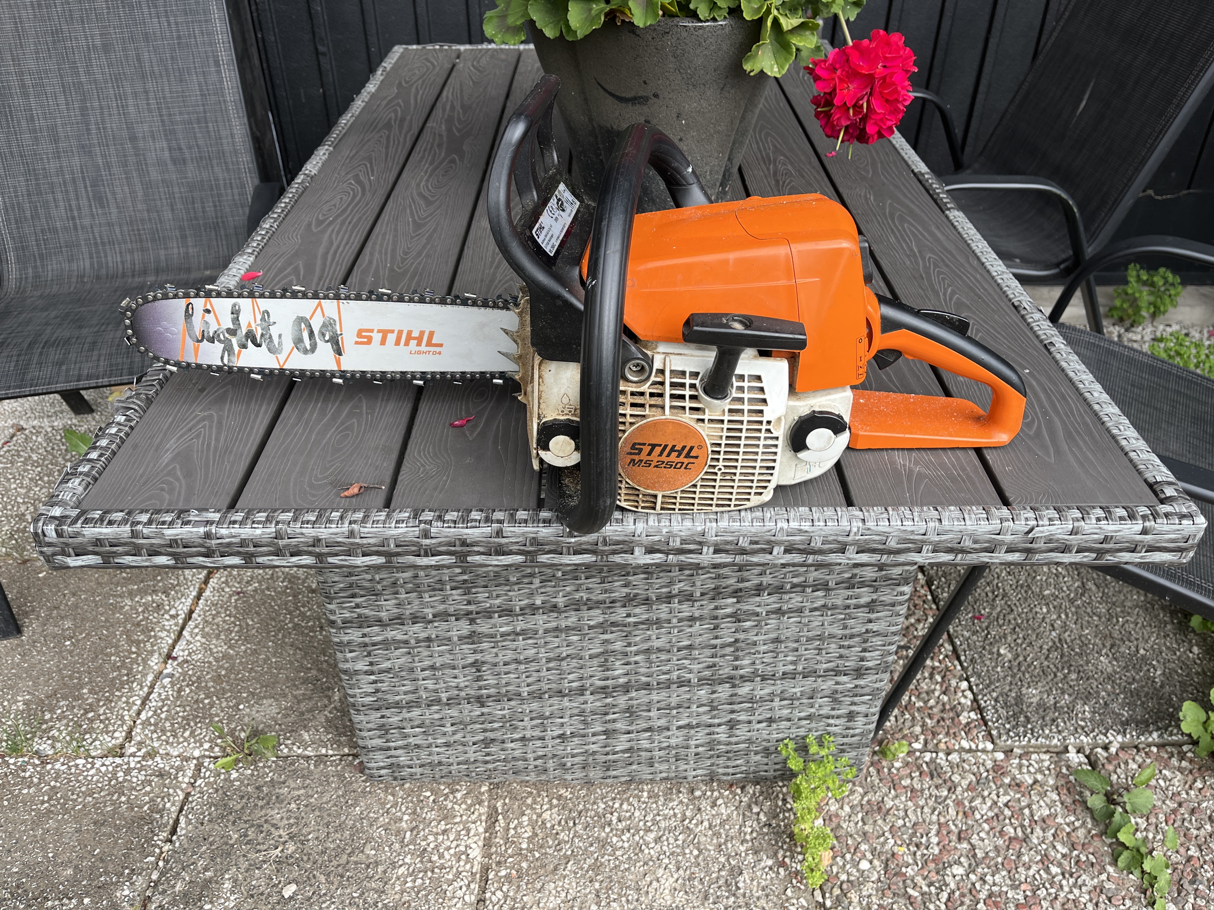 Stihl 250c motorsåg 