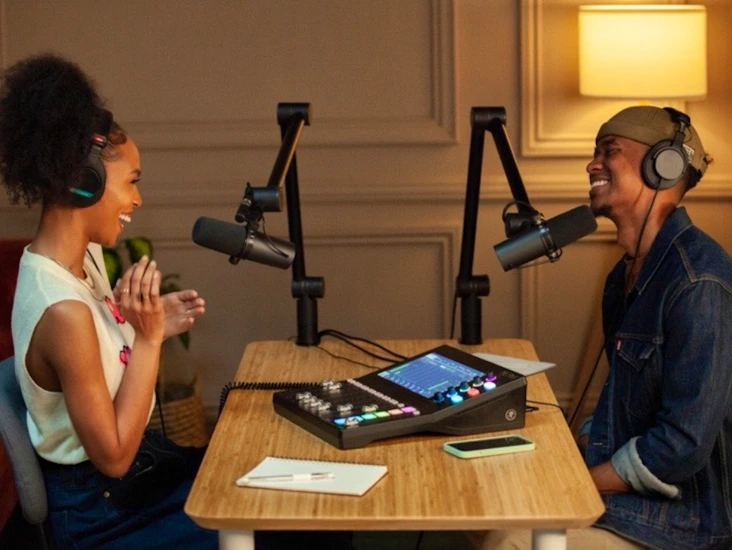 Ljudutrustning för podd mm