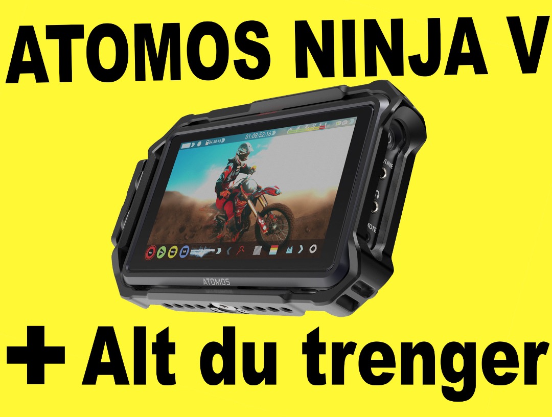 Atomos ninja v +++ masse tilbehør