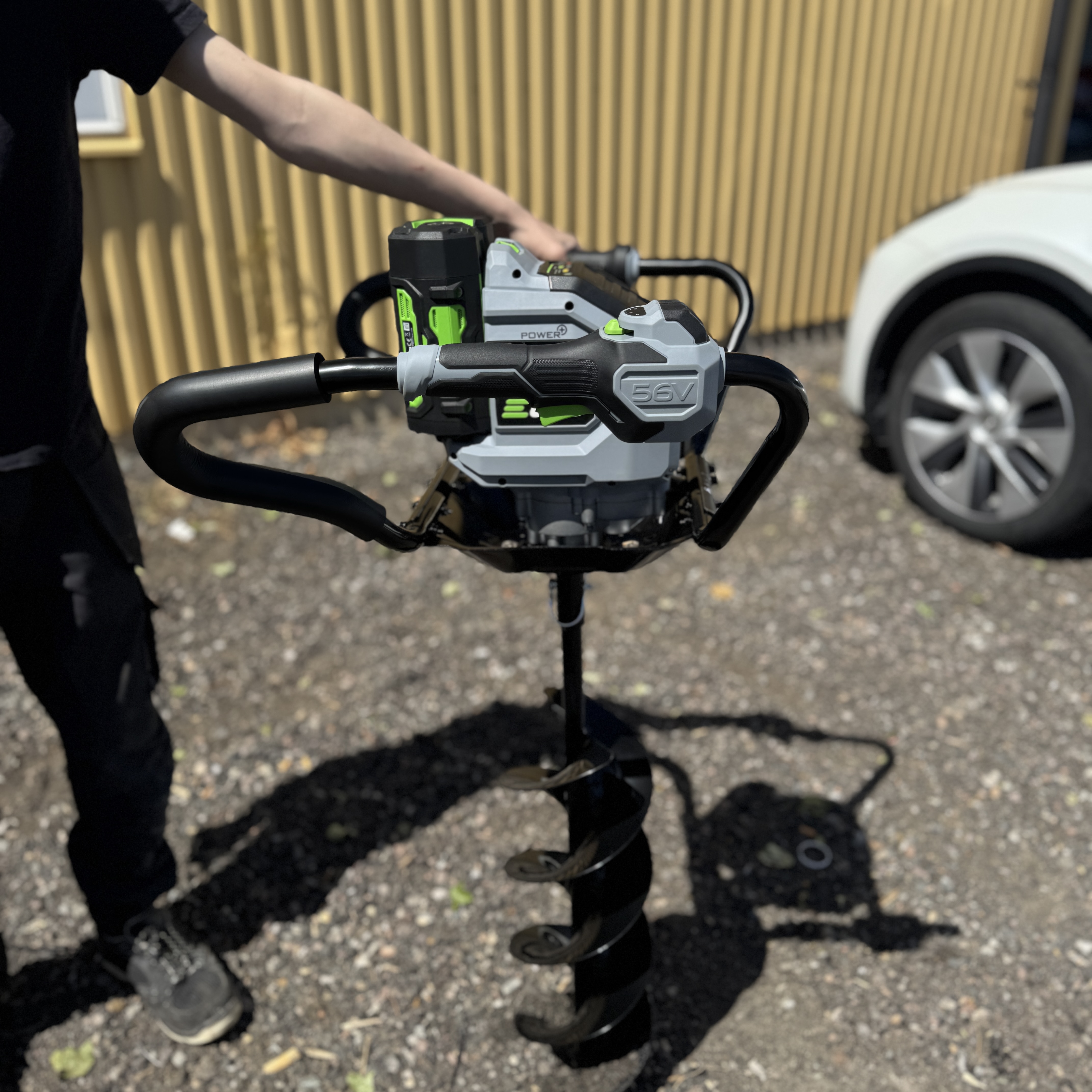 Hyr jordborr – ego 56v med 20 cm borr | löddeköpinge