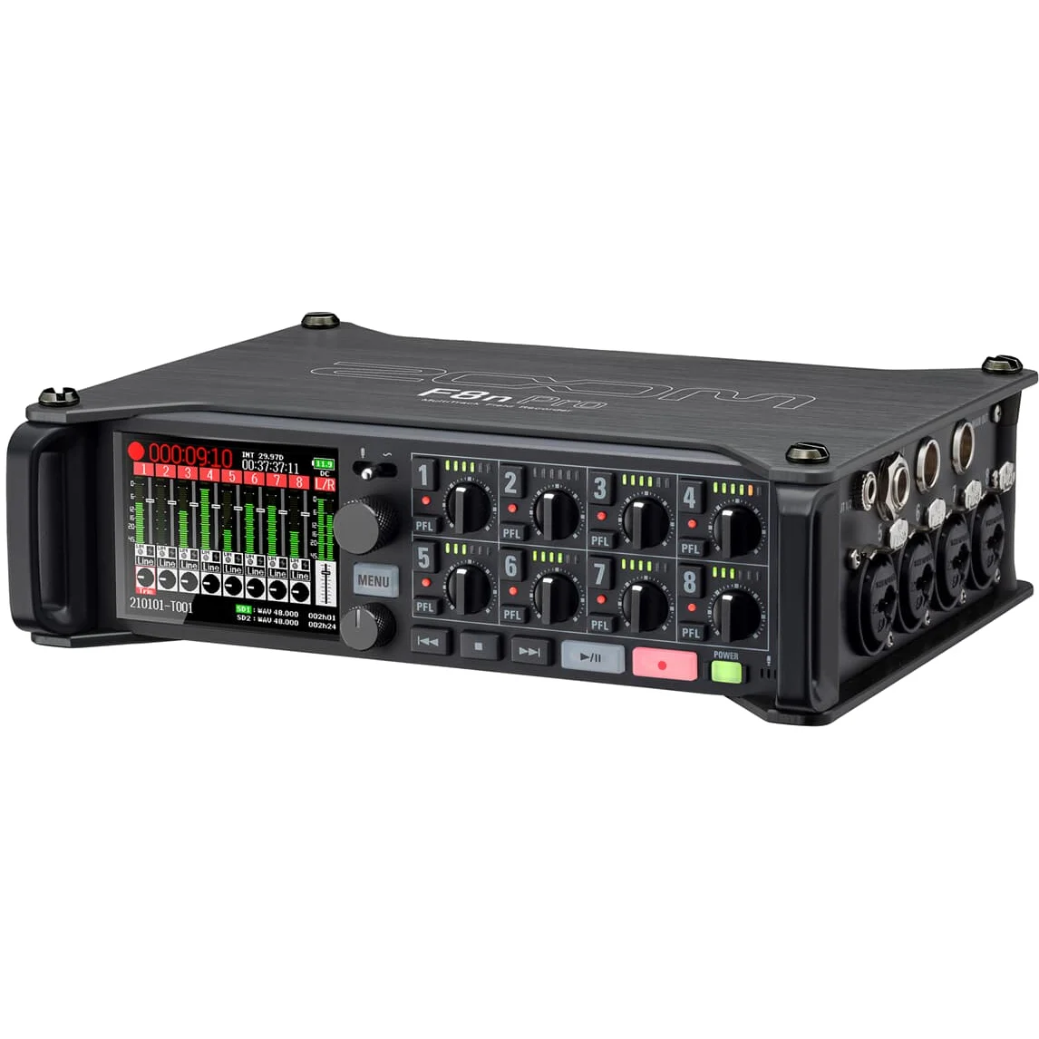 Zoom f8n pro 32 bit multitrack field recorder