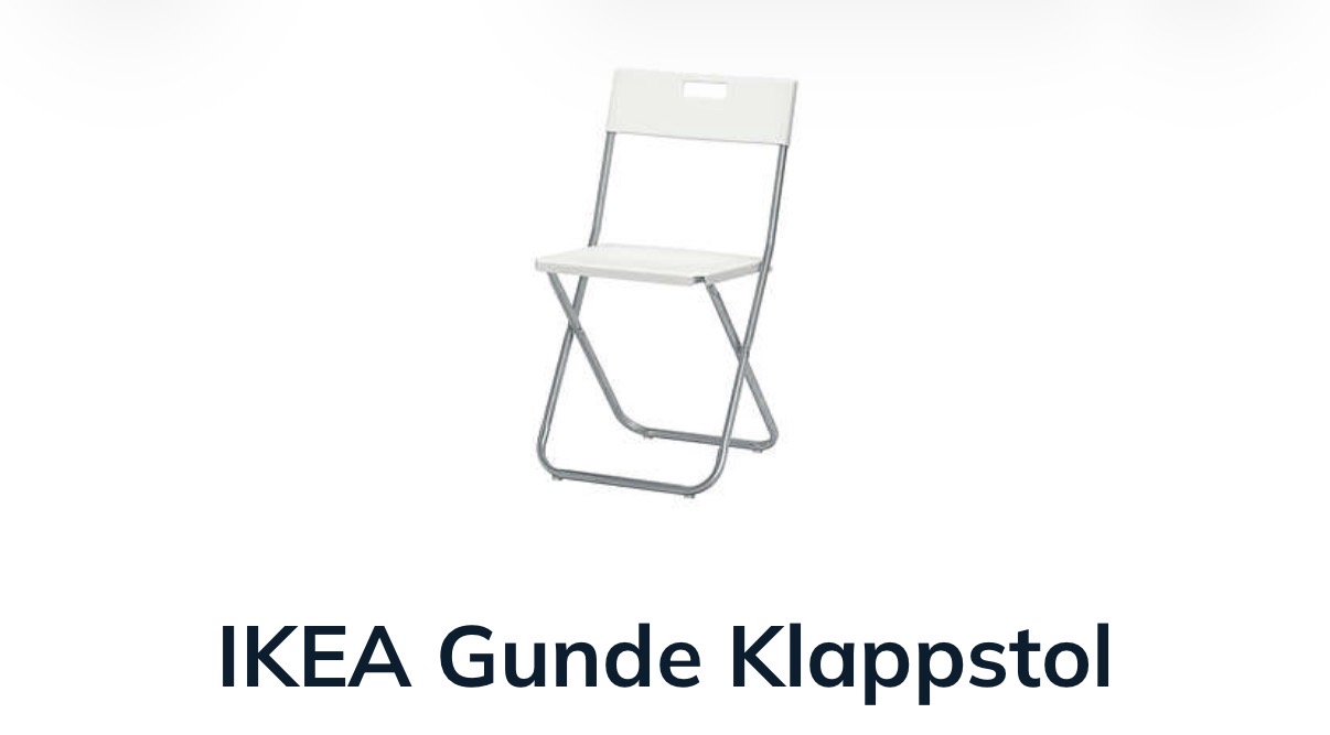 Klappstoler