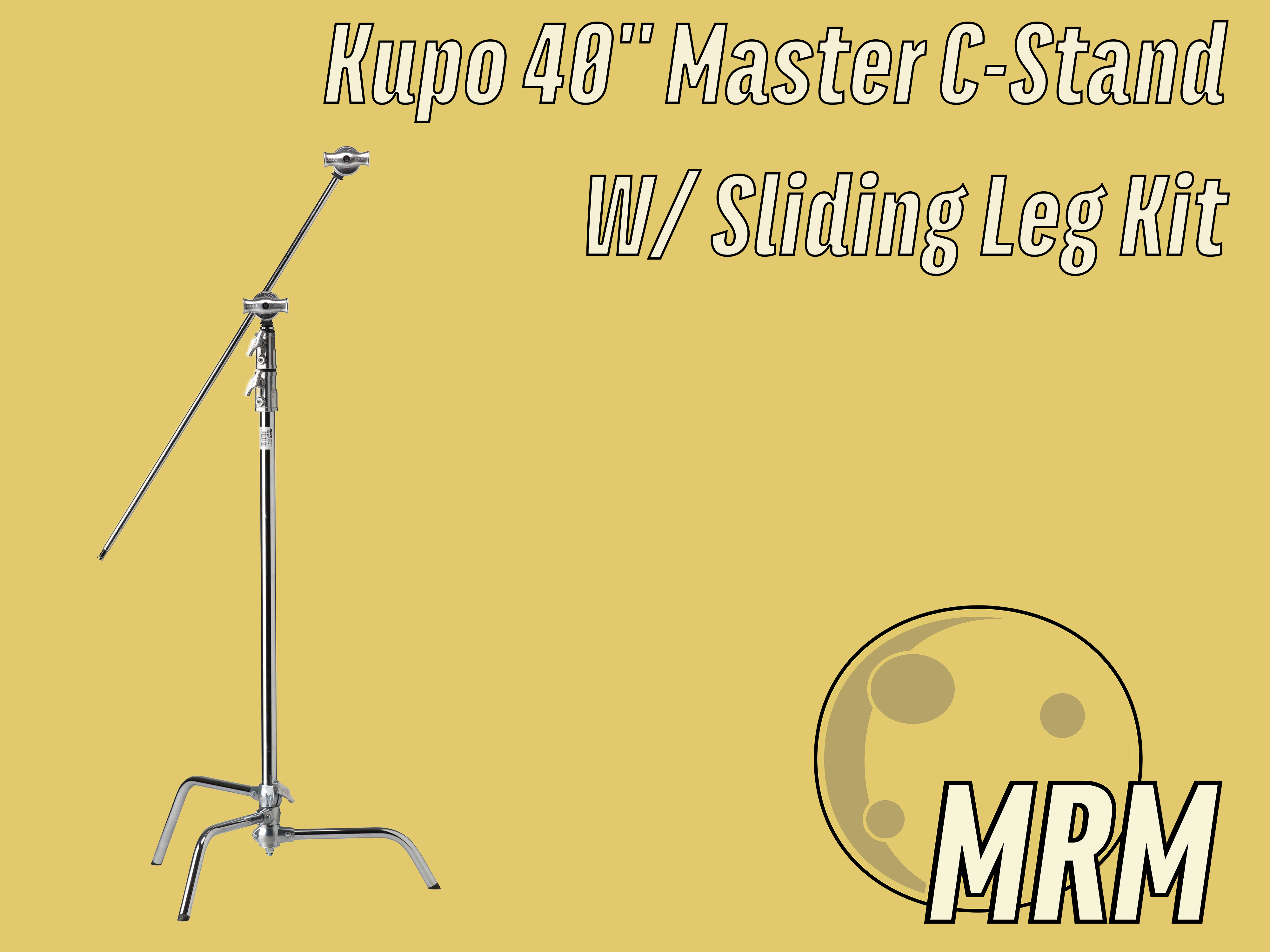 Kupo 40" master c-stand w/ sliding leg kit (cs-40mk)