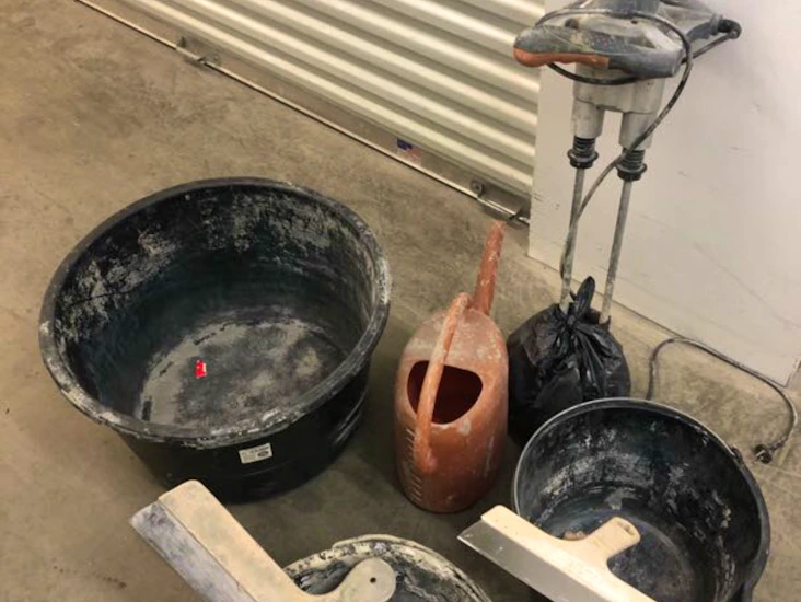 Betongvisp blandare visp