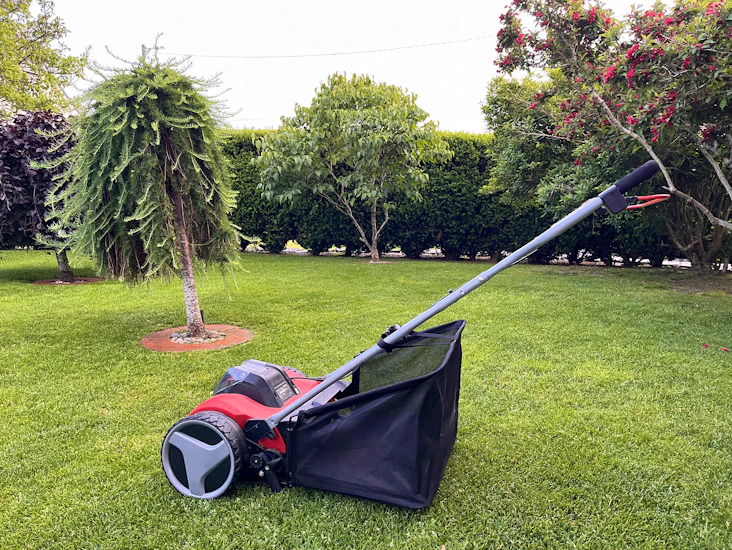 Einhell batteridrevet sylinderklipper leies ut