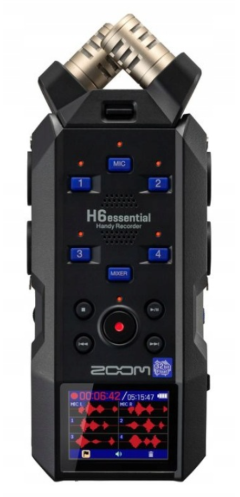Zoom h6essential portable audio recorder, mint condition, with accessories (ready to record)