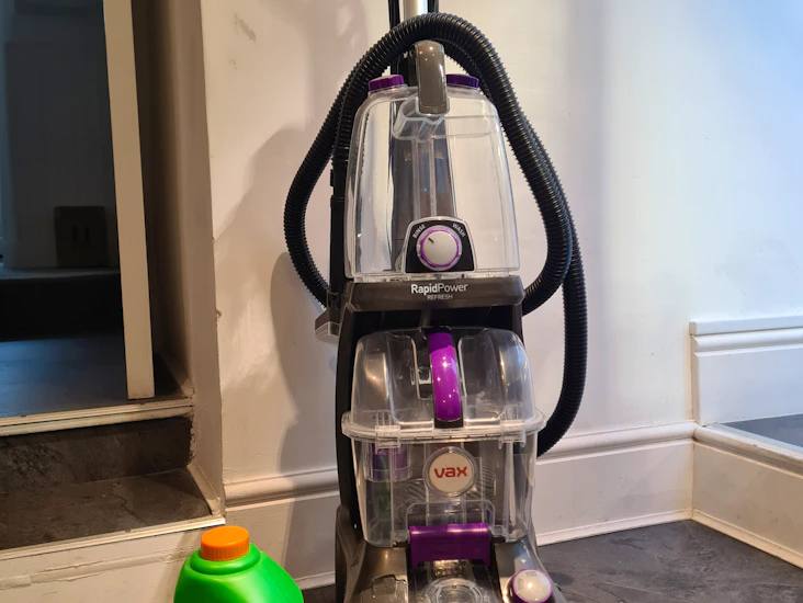 Vax rapid power refresh carpet cleaner xl tank capacity - cdcw-rpxr, purple and grey, 4.7l, 1200w