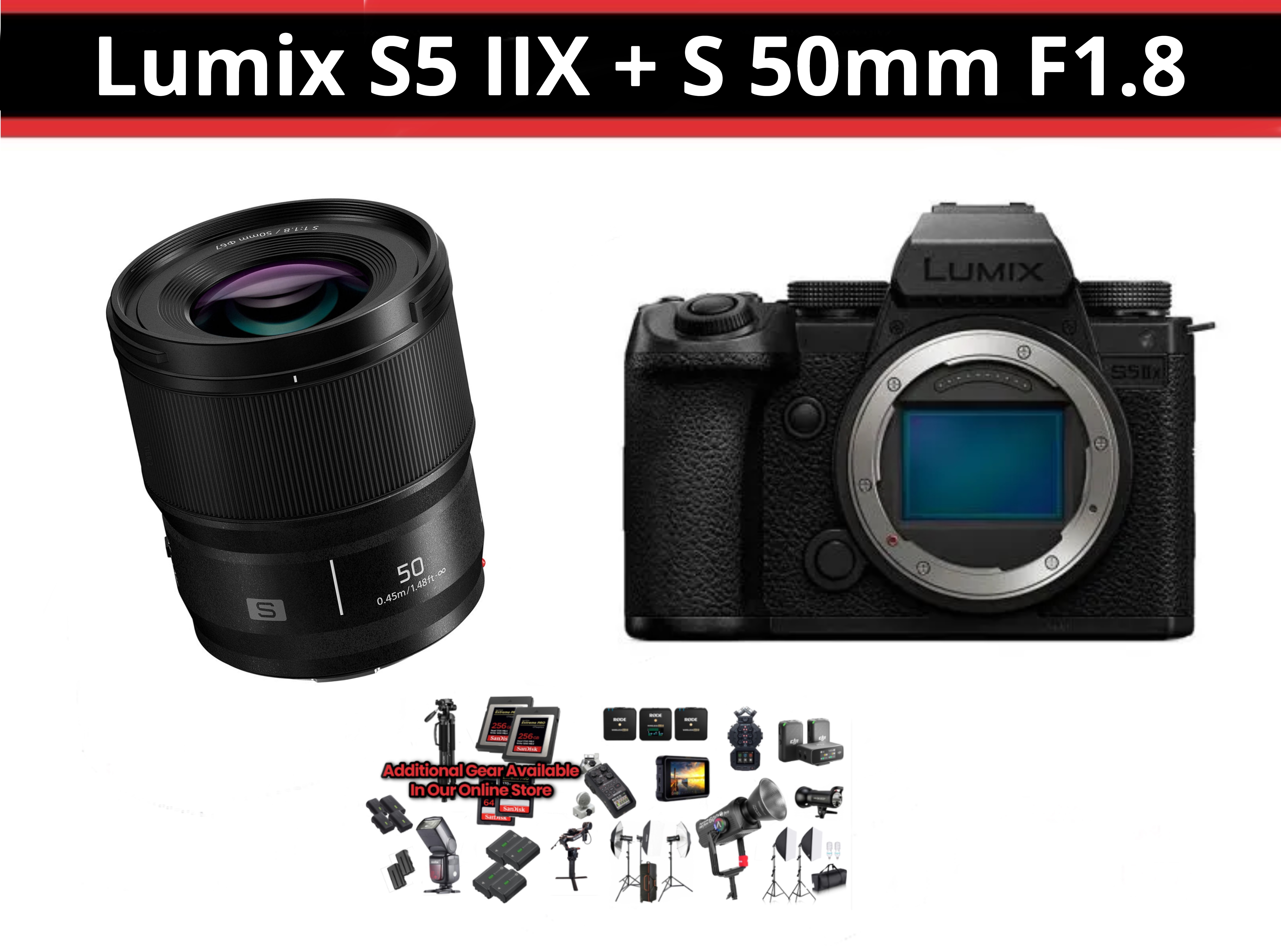 Lumix s5iix + s 50mm f/1.8 ( s5 iix )