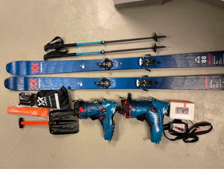 Topptur-pakke, inkl skredutstyr til leie