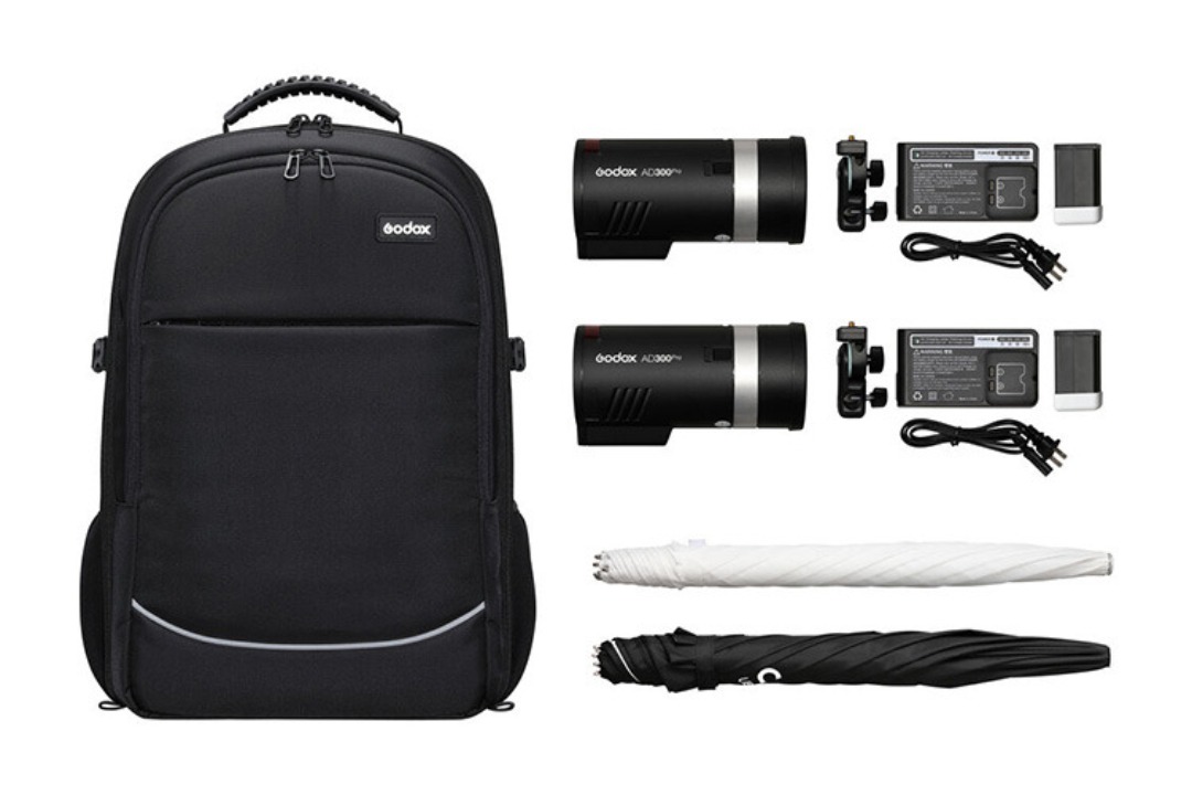 Godox ad300pro kit m/ 2 blitshoder