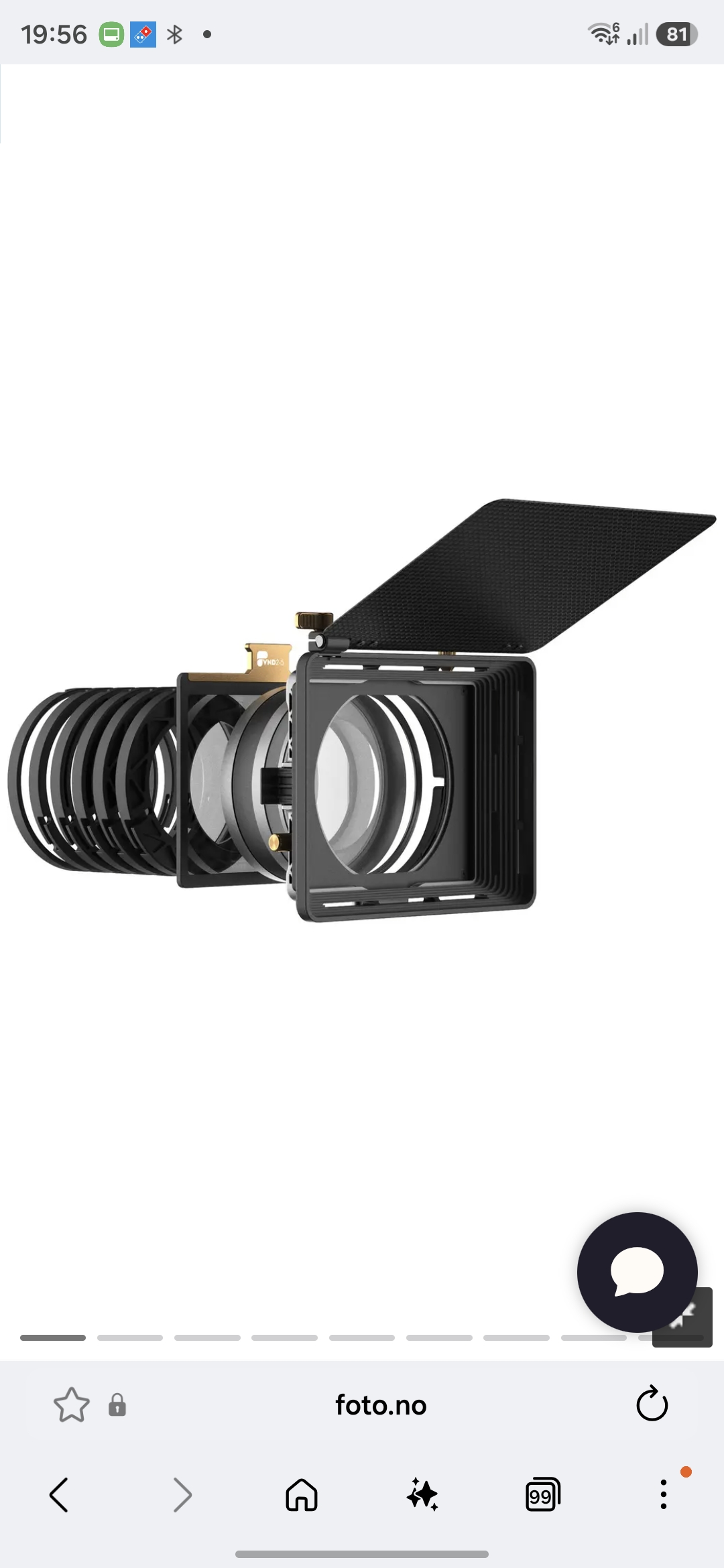 Polarpro basecamp matte box vari-nd kit 2-5 & 6-9 stop