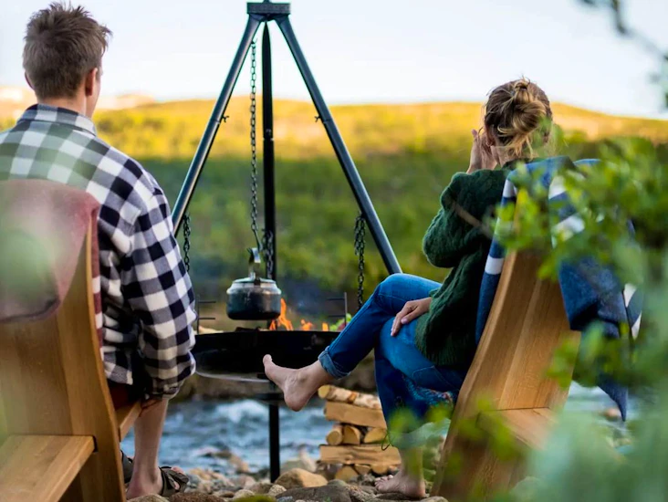 Espegard bålpanna med ekstrautstyr