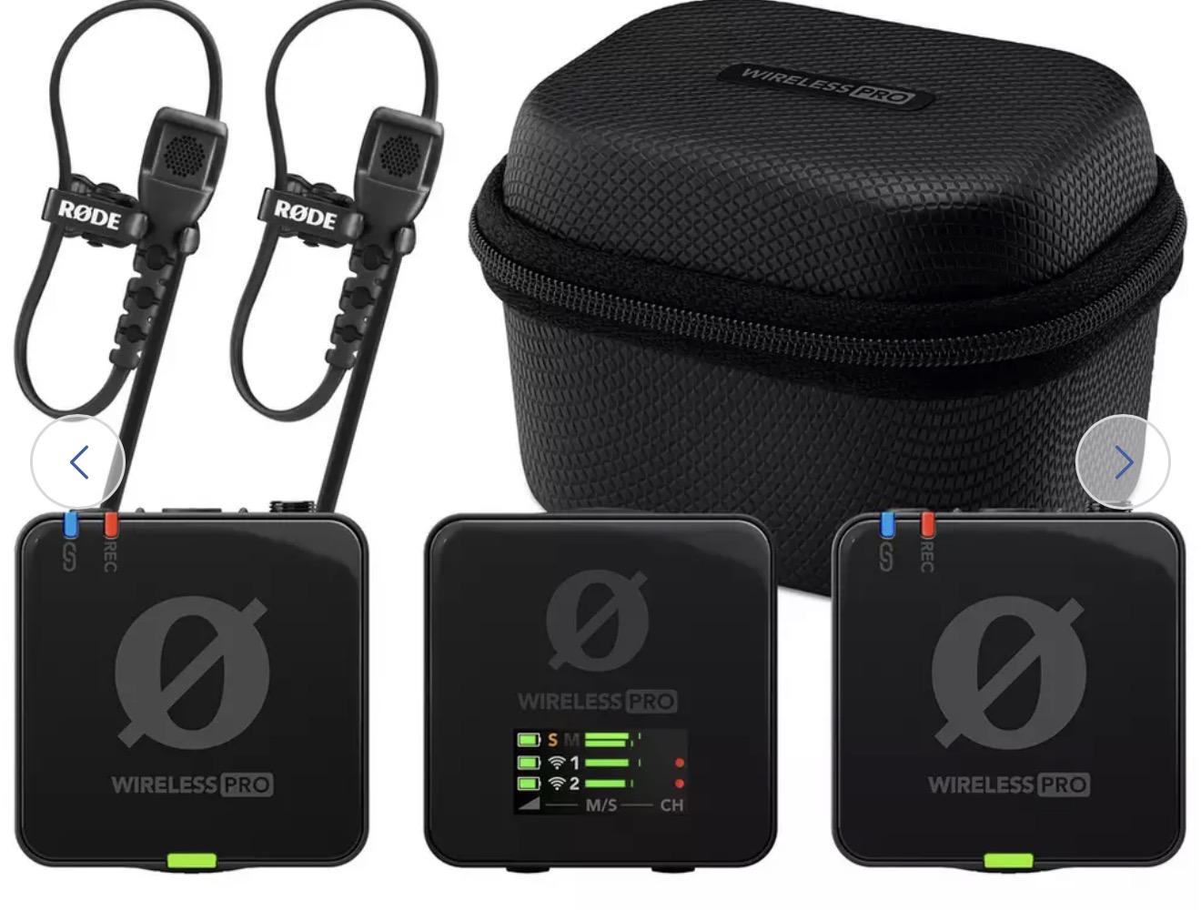 Rode wireless pro ultimate microphone system - black